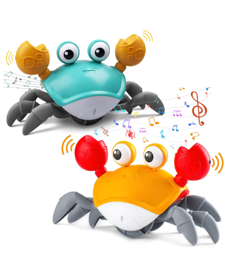 CrabiMove - Jouet crabe rampant musical et lumineux pour bébé