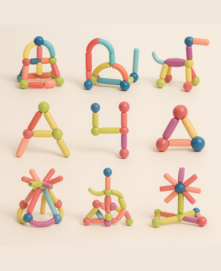 MagniCréa - Jeu de construction magnétique créatif et éducatif