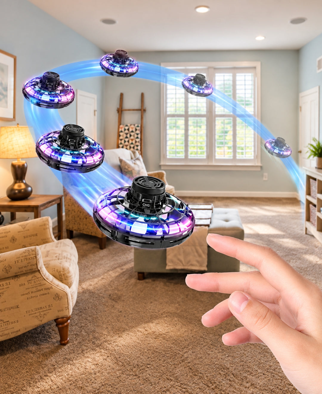 Flynova - UFO volant télécommandé par infrarouge pour enfants