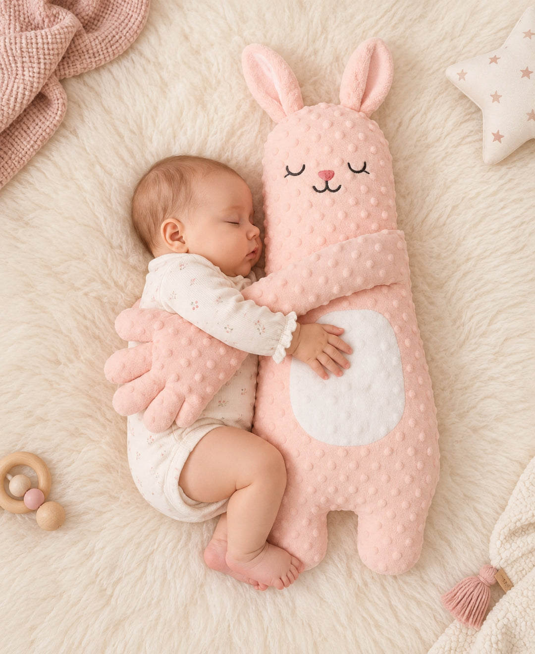 MiloBear - Peluche apaisante avec mouvement de tapotement pour bébé