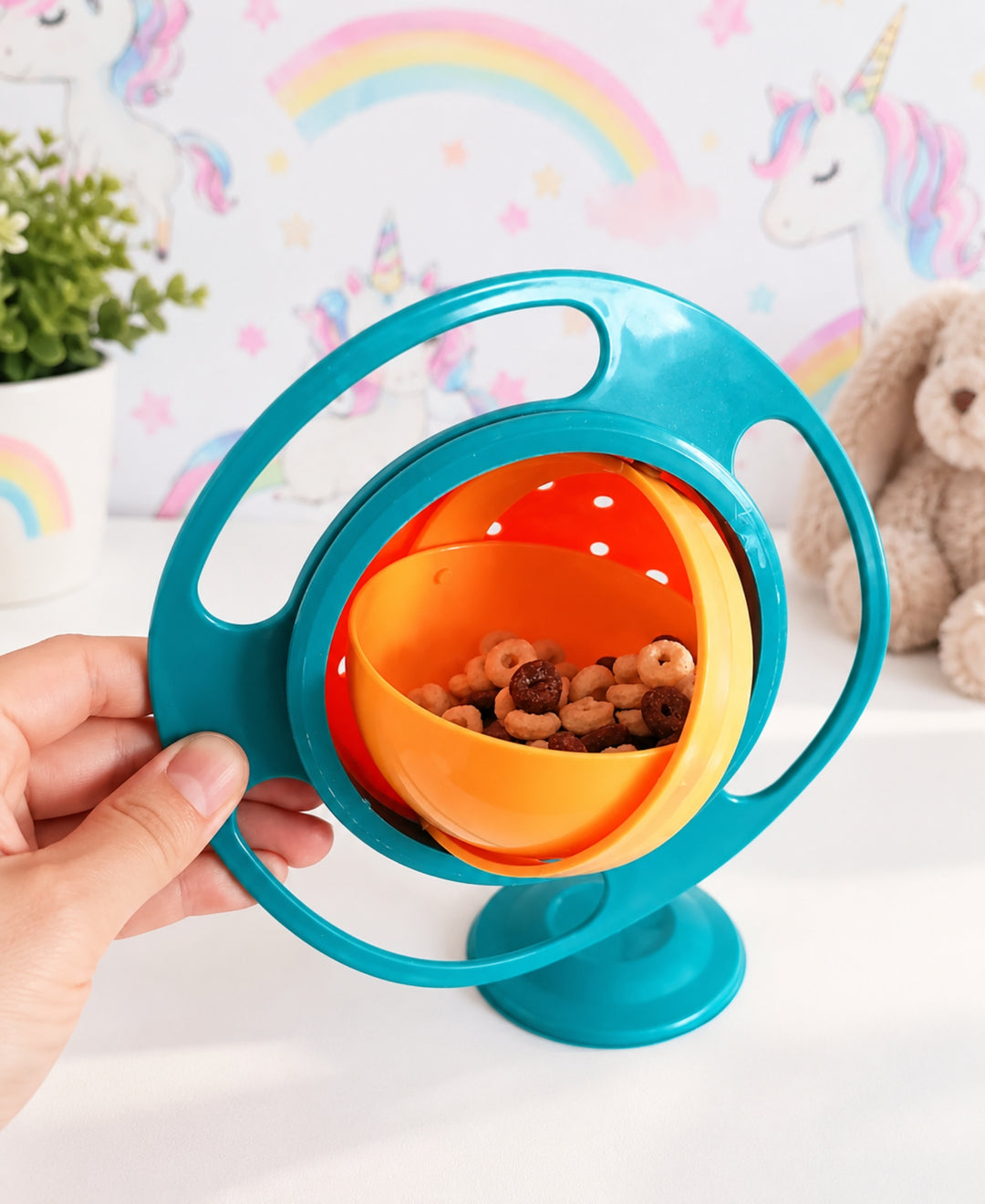 GyroBébé – Bol anti-déversement 360° pour repas des enfants