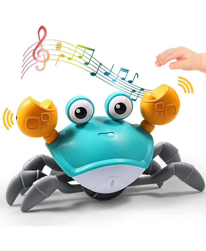 CrabiMove - Jouet crabe rampant musical et lumineux pour bébé