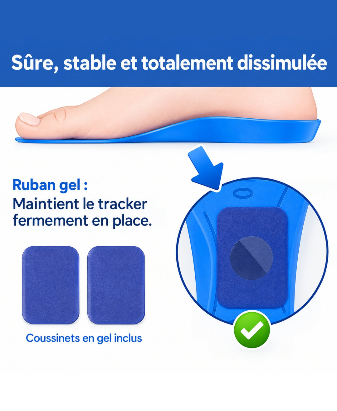 PetitTrace – Semelle connectée avec traceur GPS pour enfant