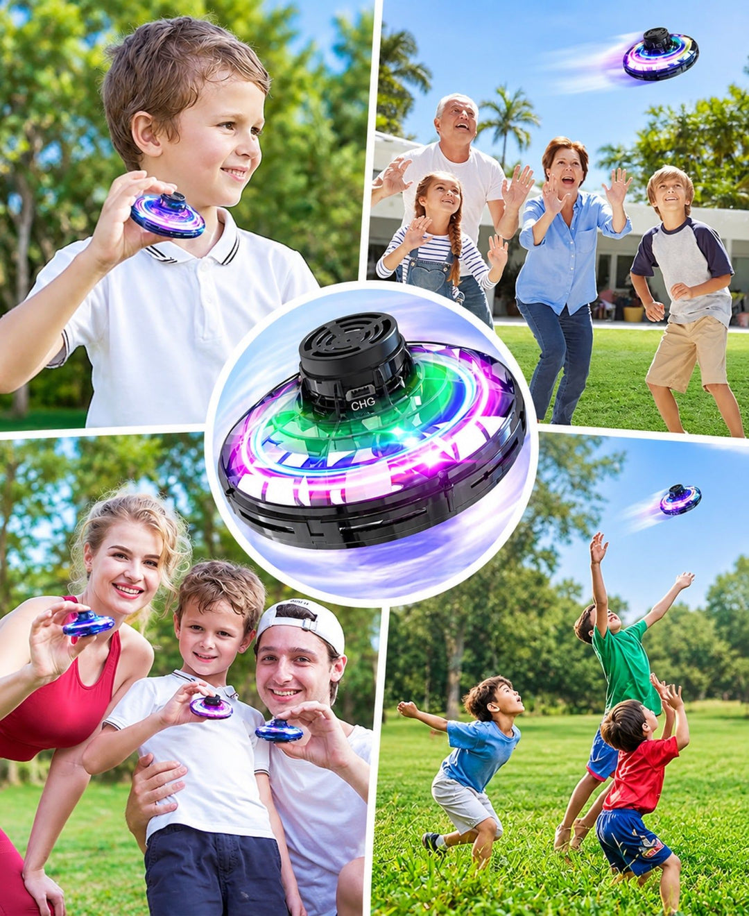 Flynova - UFO volant télécommandé par infrarouge pour enfants