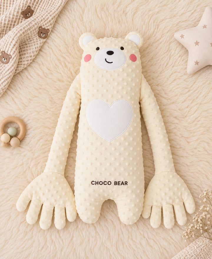 MiloBear - Peluche apaisante avec mouvement de tapotement pour bébé