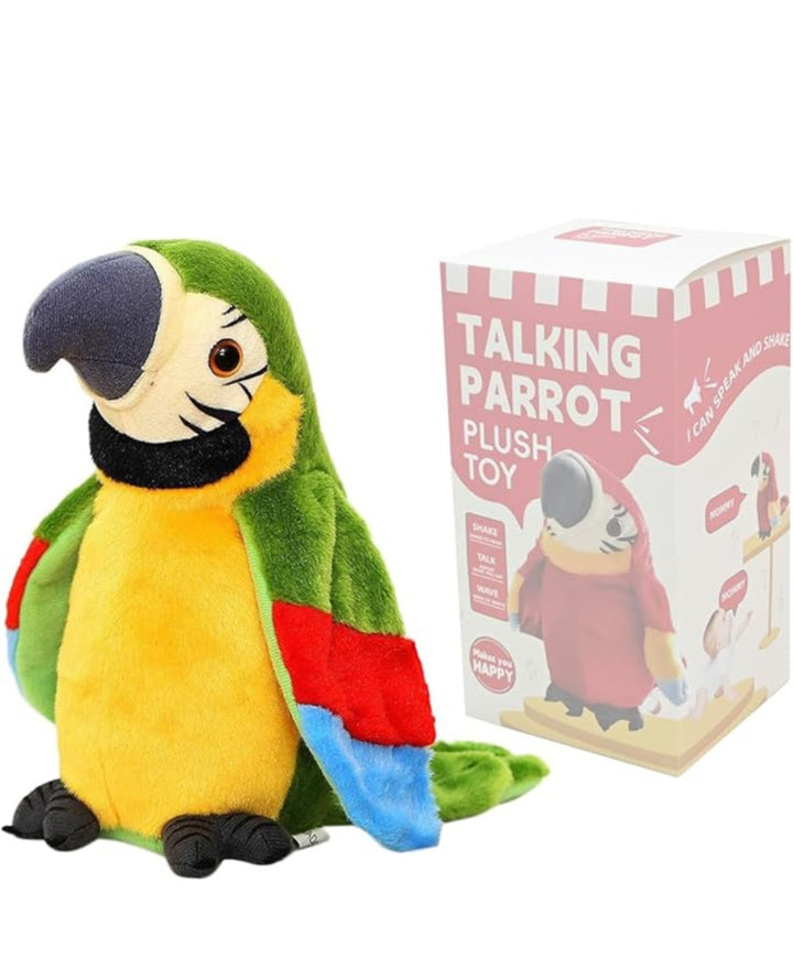 Papillou – Peluche perroquet parlante interactive pour enfan