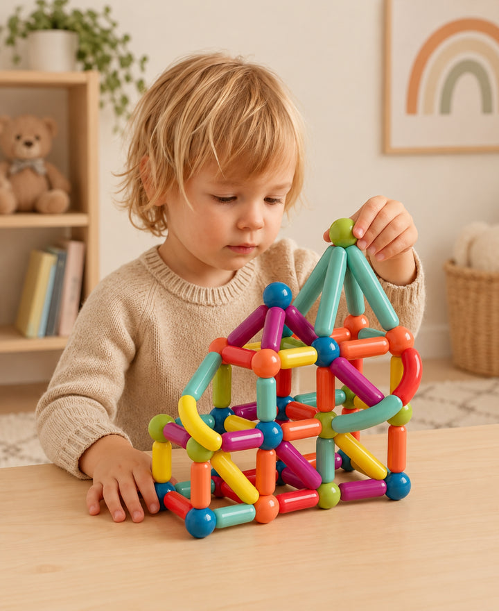MagniCréa - Jeu de construction magnétique créatif et éducatif
