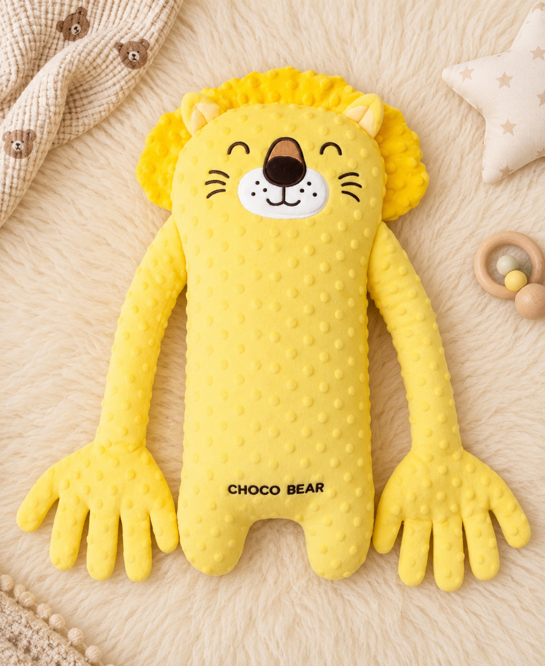 MiloBear - Peluche apaisante avec mouvement de tapotement pour bébé