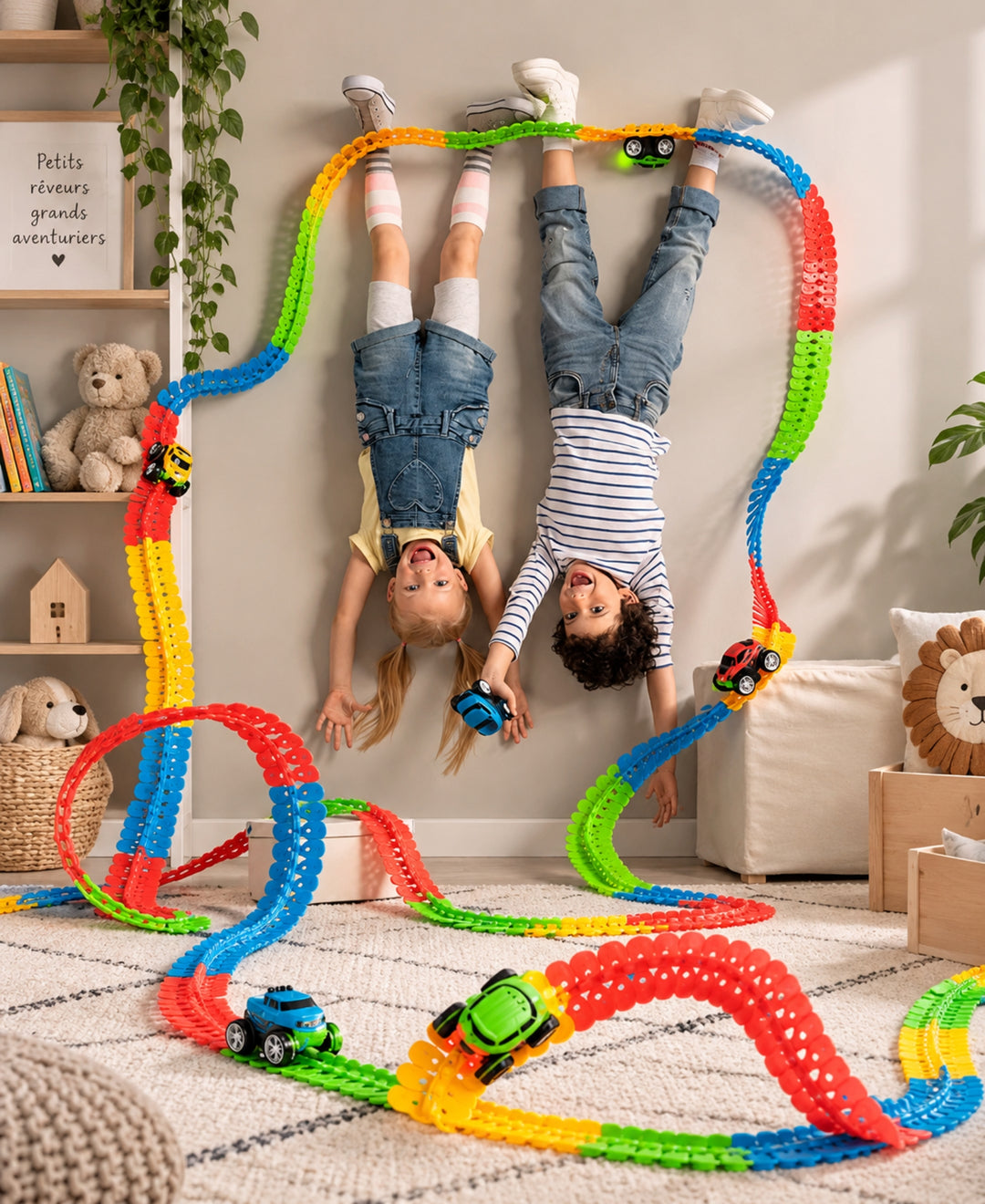 RaceFlex - Circuit de course flexible avec voiture