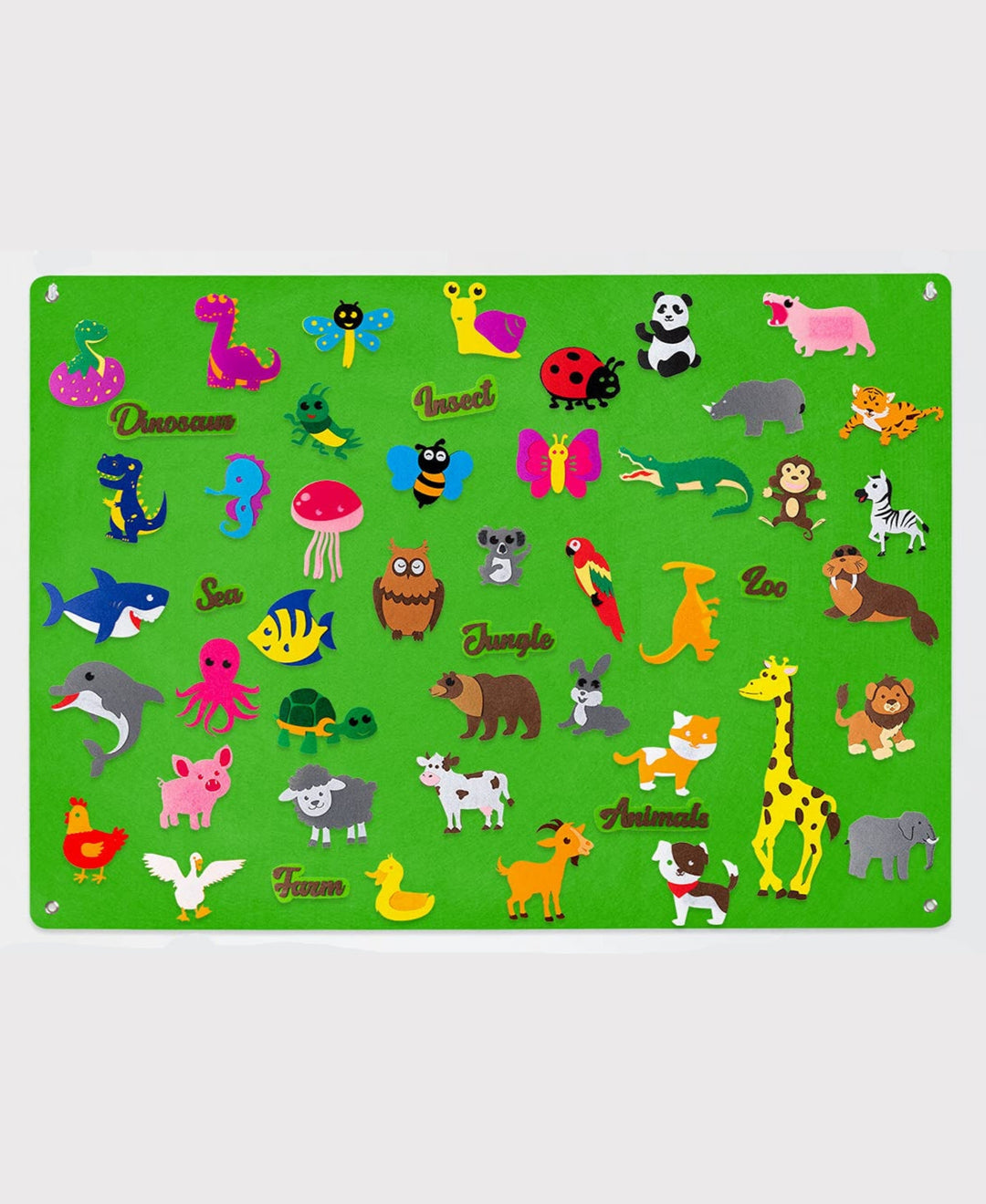 AniBoard - Tableau en feutrine éducatif et réutilisable pour enfants