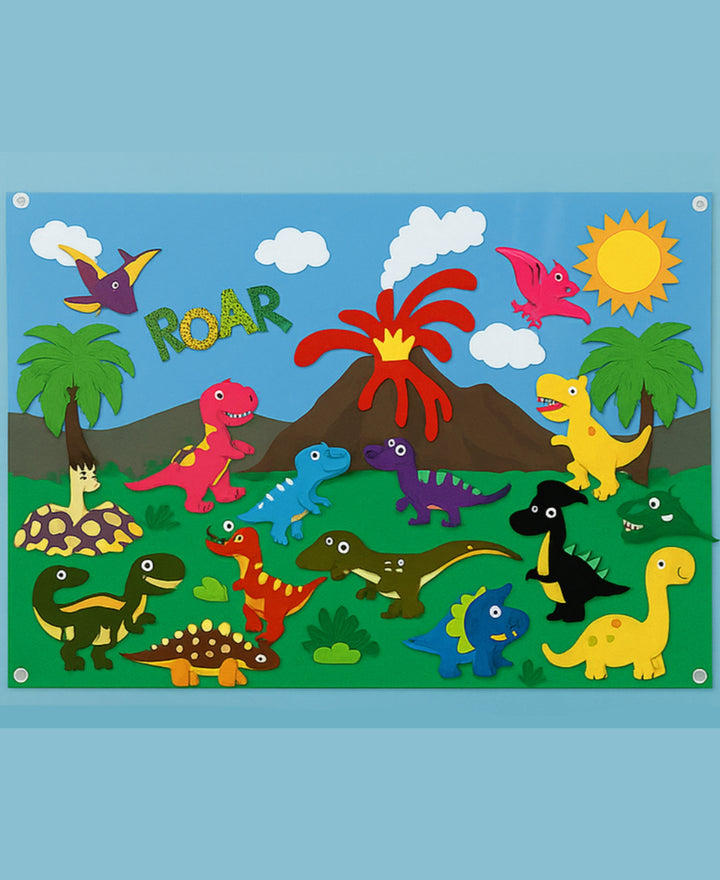 AniBoard - Tableau en feutrine éducatif et réutilisable pour enfants