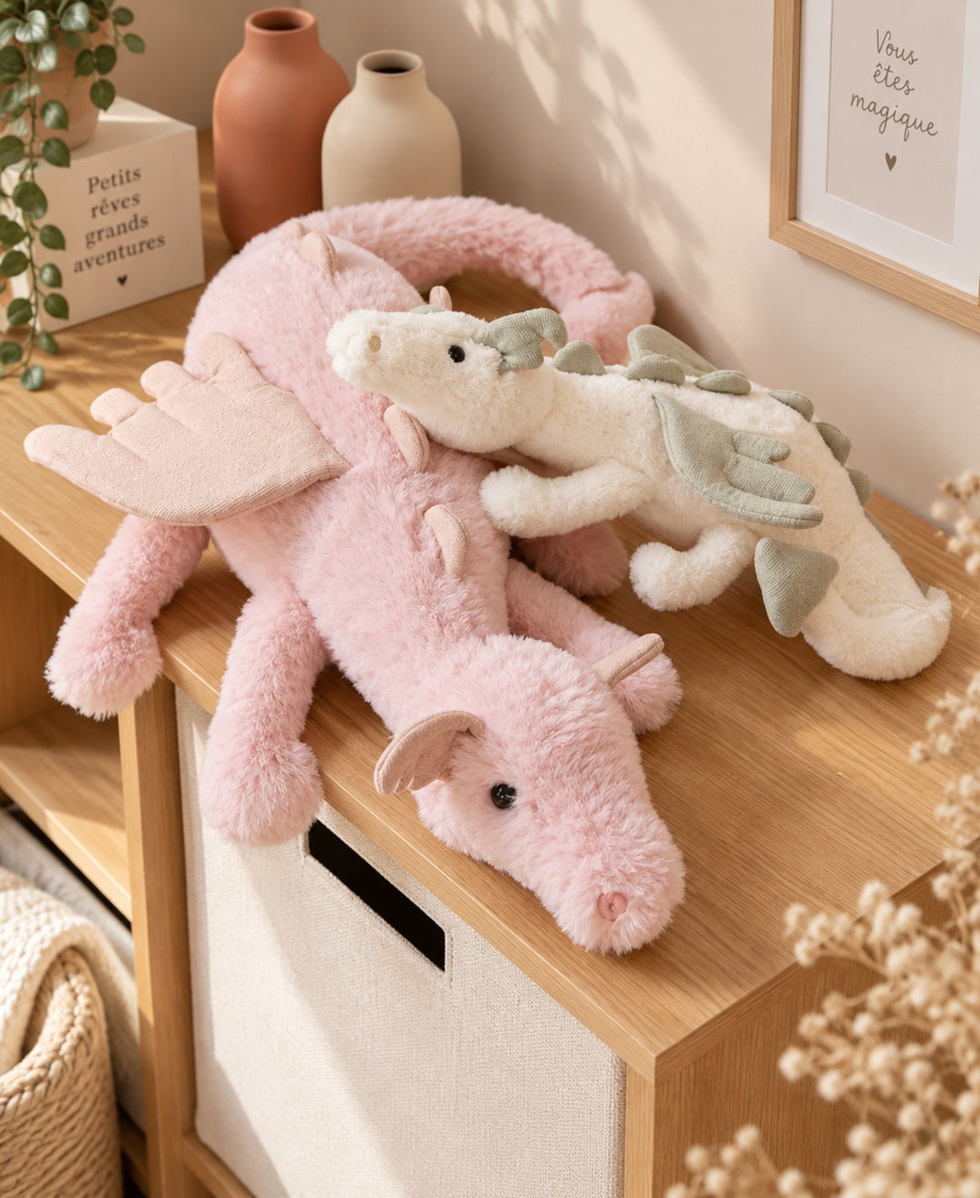 DouceDraco – Grande peluche dragon câline pour enfant