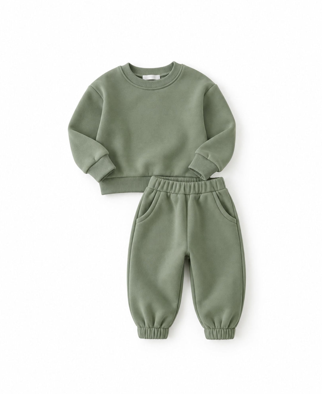 Ensemble jogging enfant sweat col rond pantalon assorti
