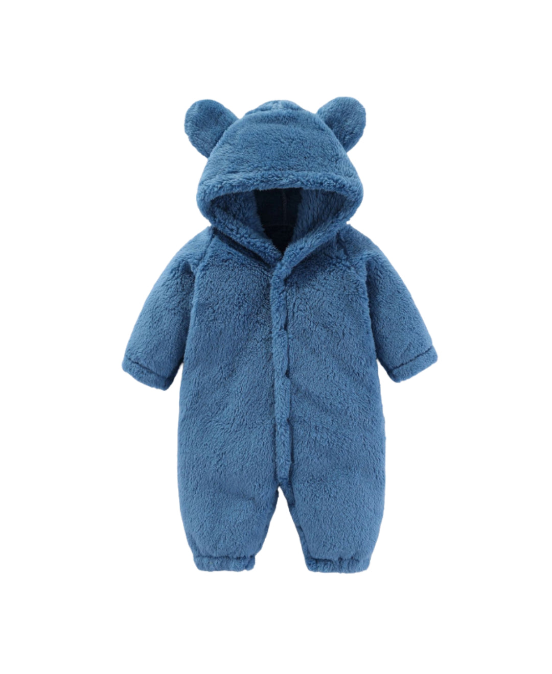 Combinaison bébé polaire à capuche ourson chaude hiver