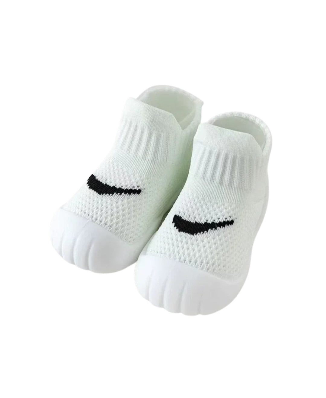 Chaussons chaussettes bébé en maille semelle épaisse