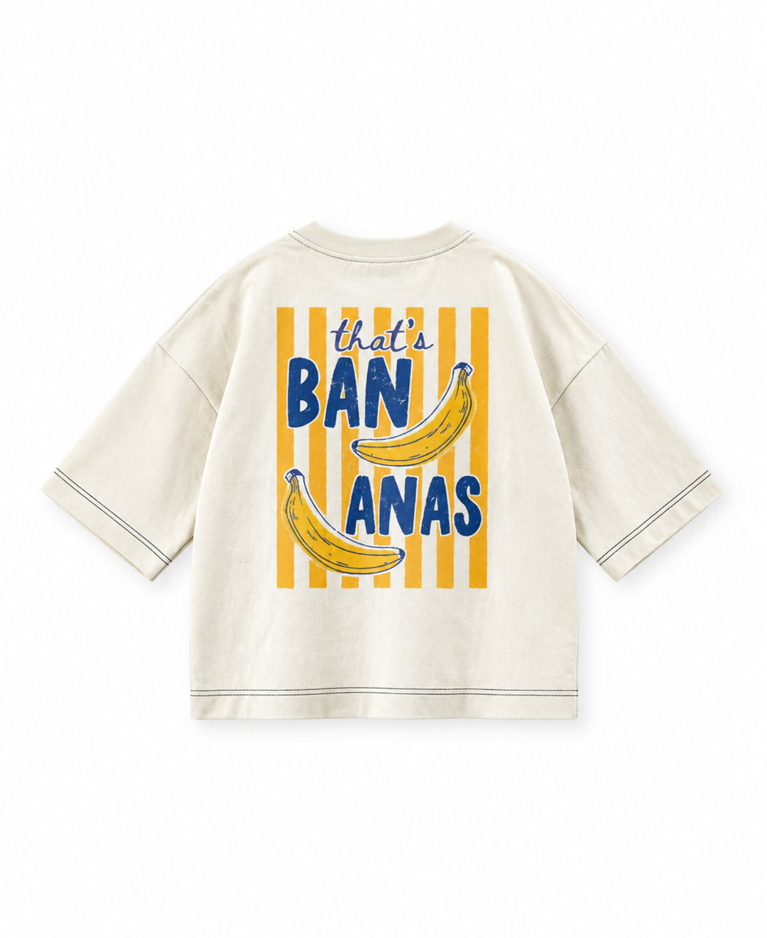 T-shirt enfant imprimé bananes coupe ample