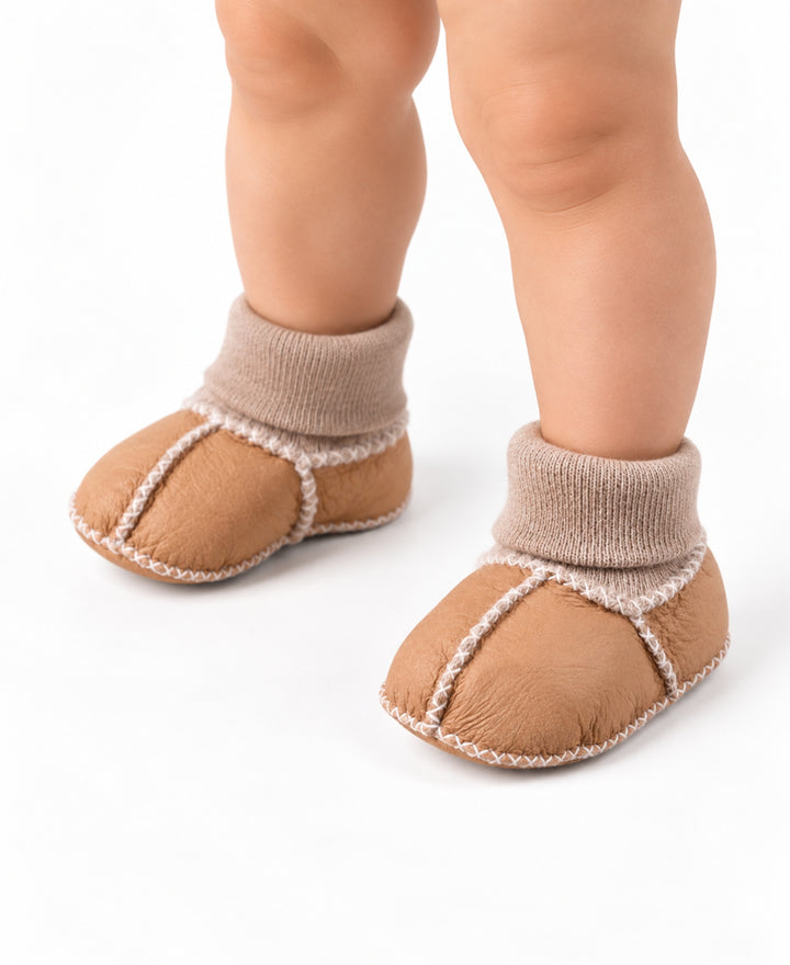 Chaussons bébé souples à enfiler chaussures naissance