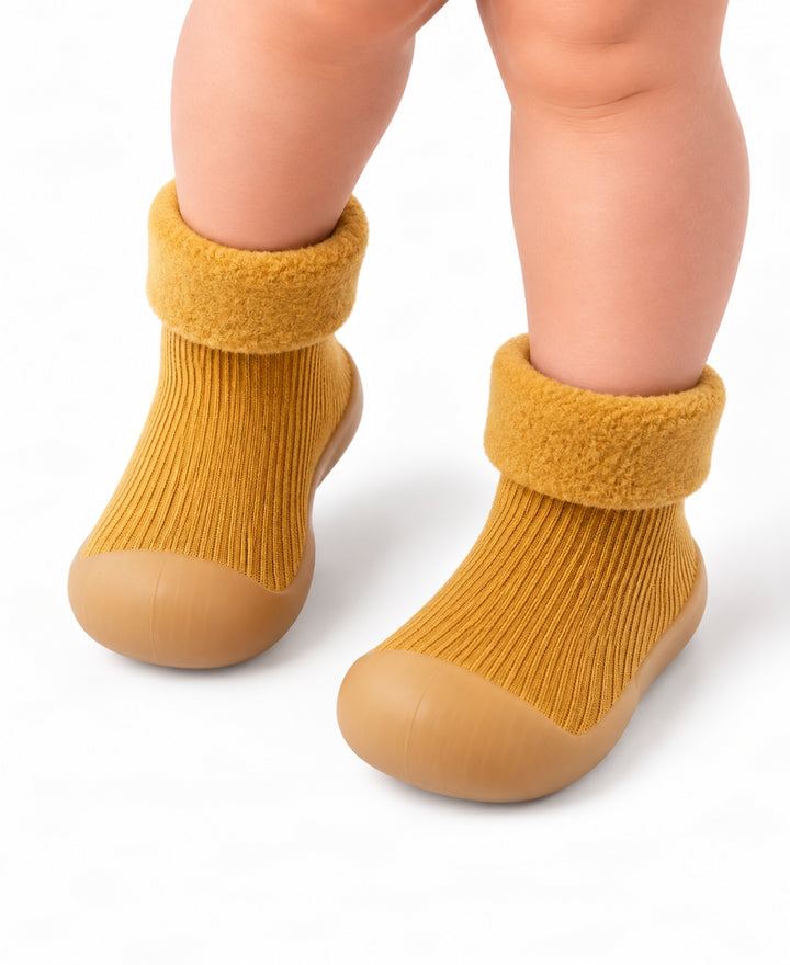 Chaussons chaussettes bébé antidérapants semelle souple