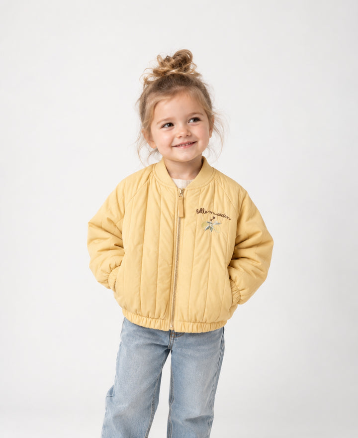Veste matelassée bébé enfant chaude zippée col montant