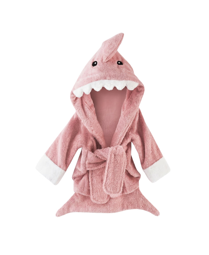 Peignoir enfant à capuche doux avec ceinture