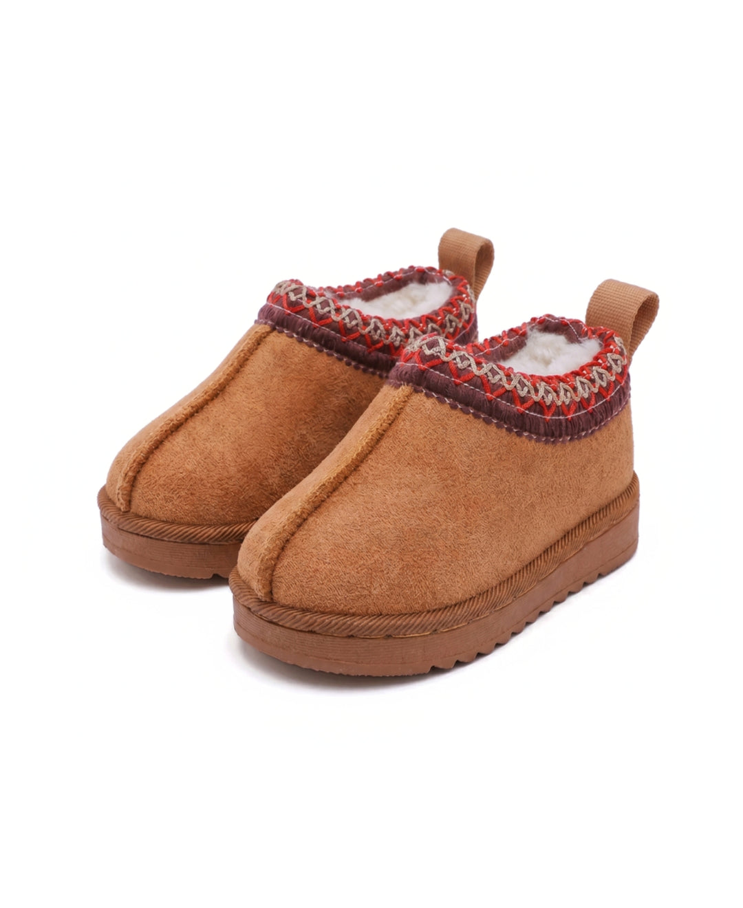 Bottines bébé fourrées effet suédé semelle antidérapante