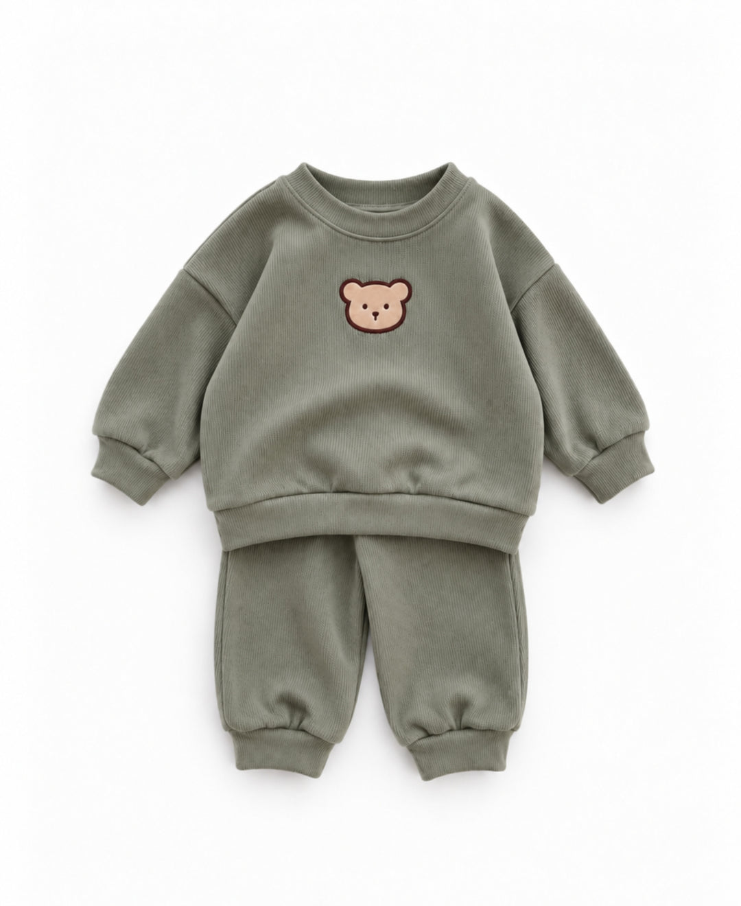 Ensemble bébé 2 pièces sweat et pantalon motif ours