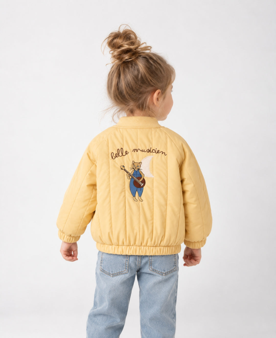 Veste matelassée bébé enfant chaude zippée col montant