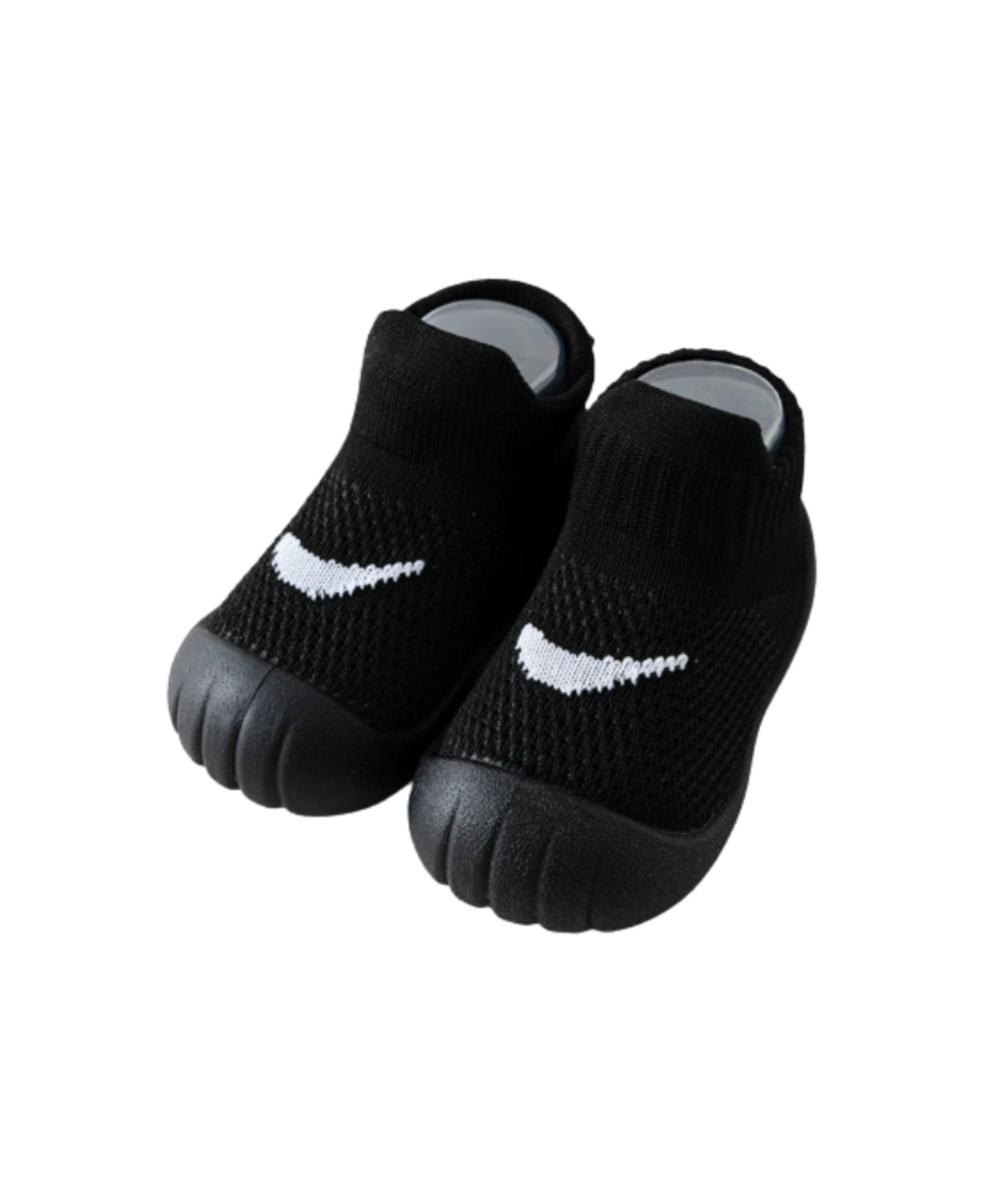 Chaussons chaussettes bébé en maille semelle épaisse