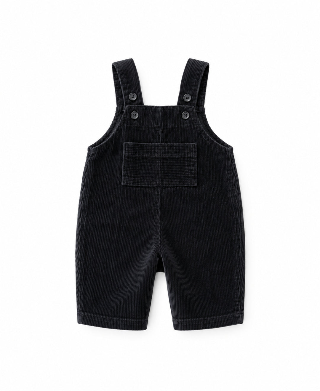 Salopette en velours côtelé à bretelles pantalon coupe droite