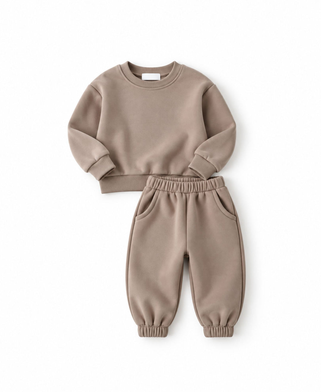 Ensemble jogging enfant sweat col rond pantalon assorti