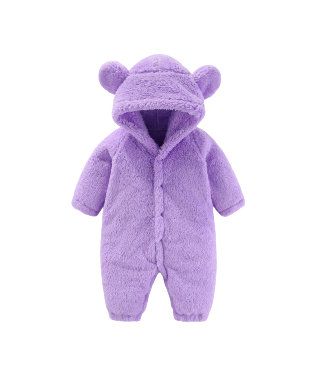 Combinaison bébé polaire à capuche ourson chaude hiver