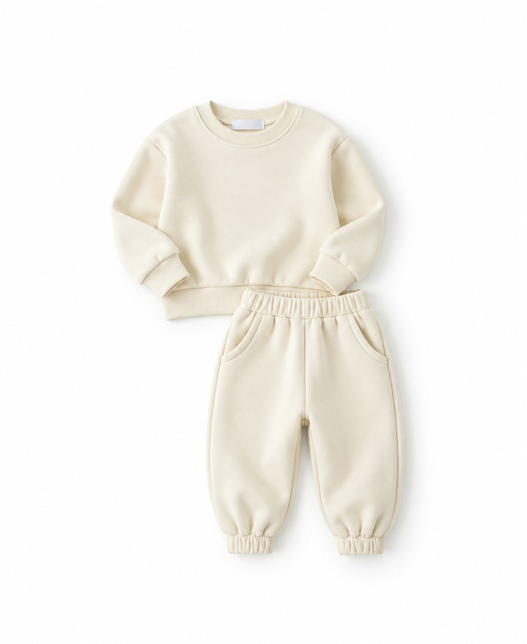 Ensemble jogging enfant sweat col rond pantalon assorti