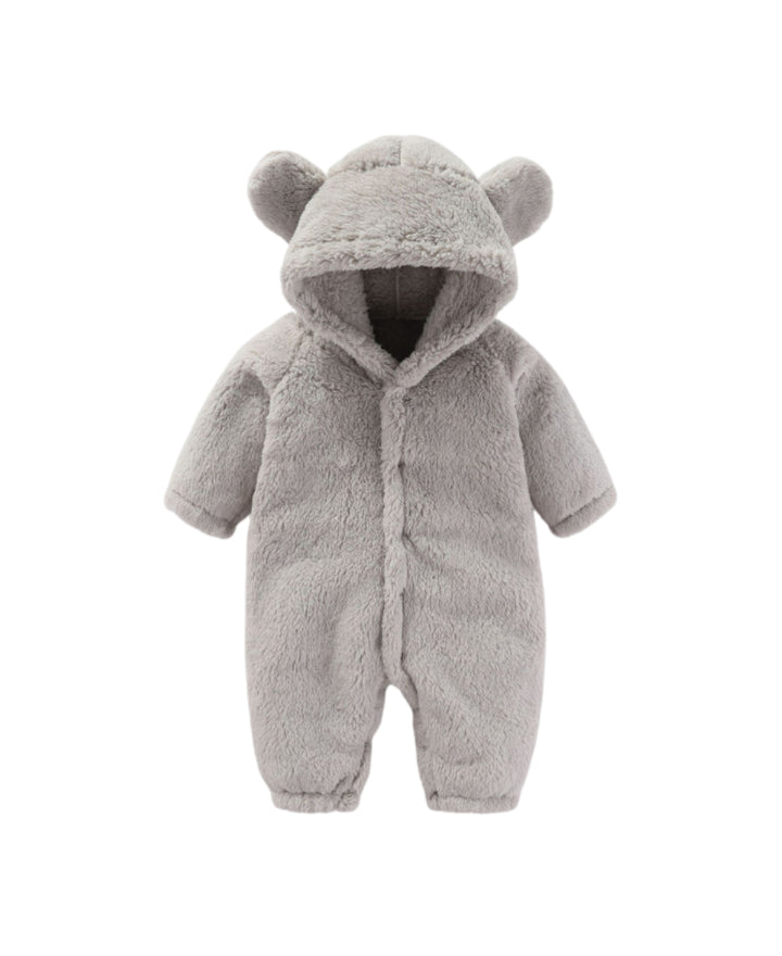 Combinaison bébé polaire à capuche ourson chaude hiver