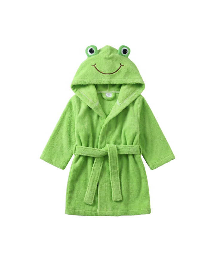Peignoir enfant à capuche doux avec ceinture