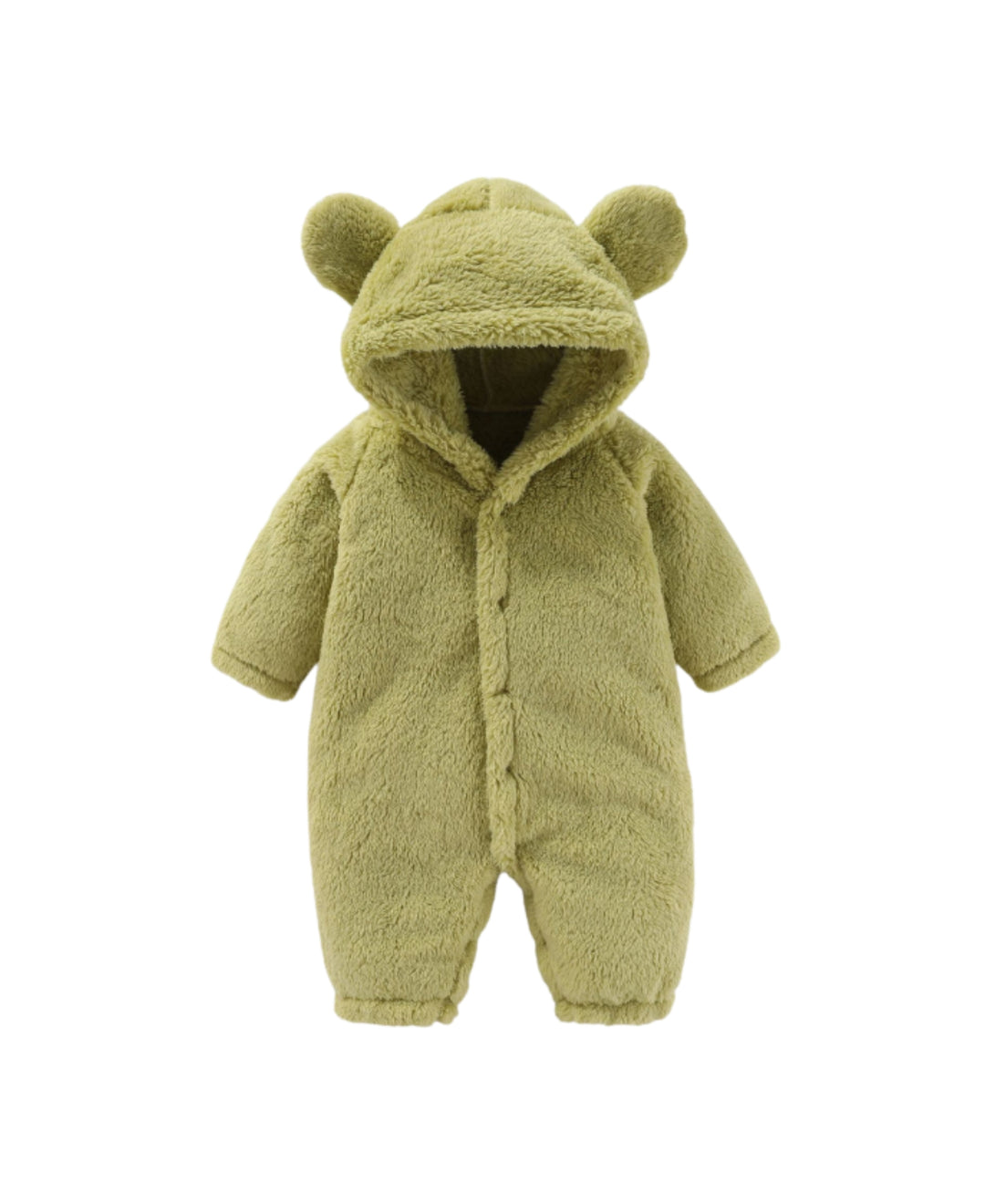 Combinaison bébé polaire à capuche ourson chaude hiver