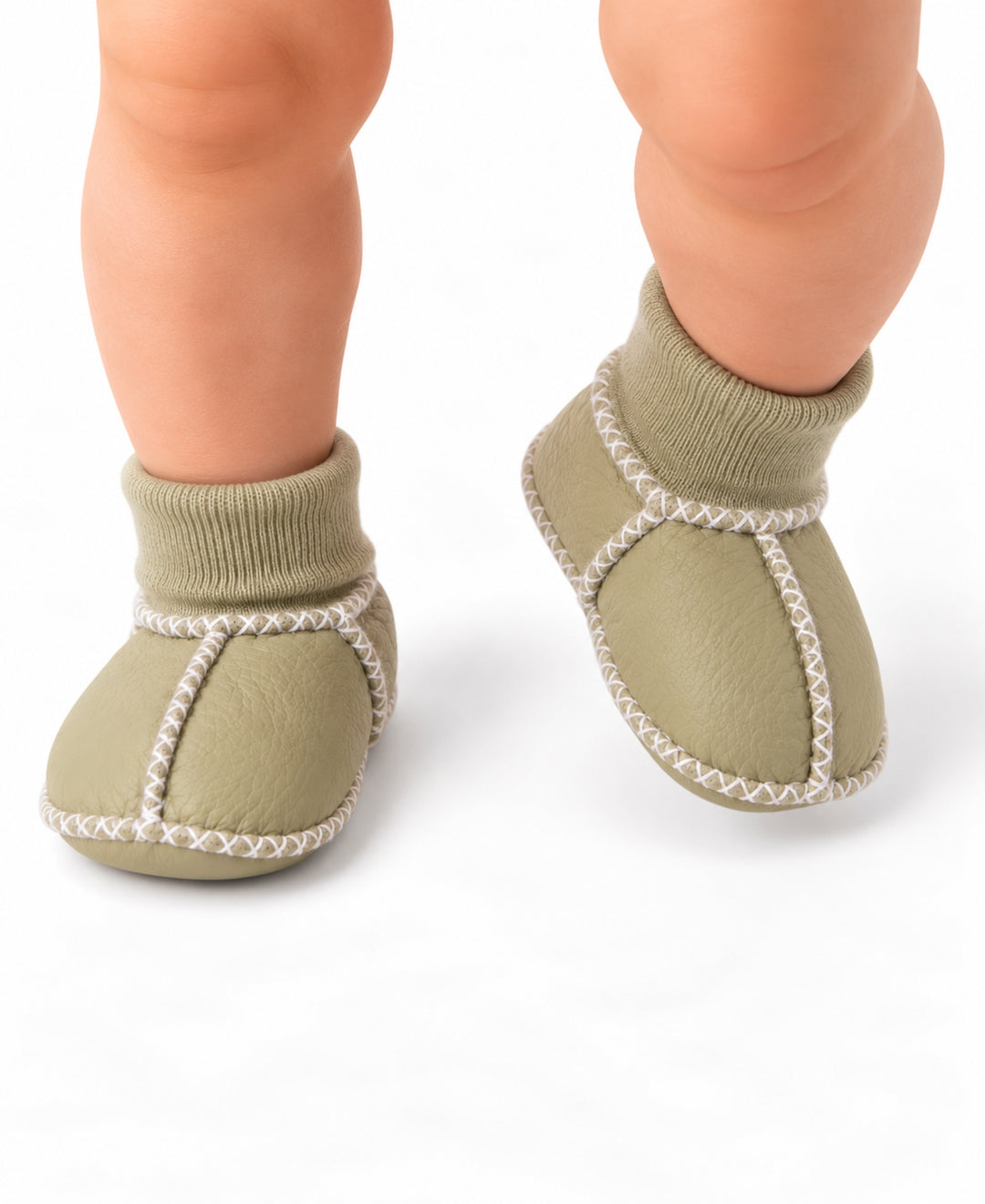 Chaussons bébé souples à enfiler chaussures naissance