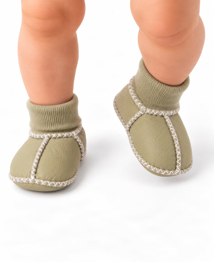 Chaussons bébé souples à enfiler chaussures naissance