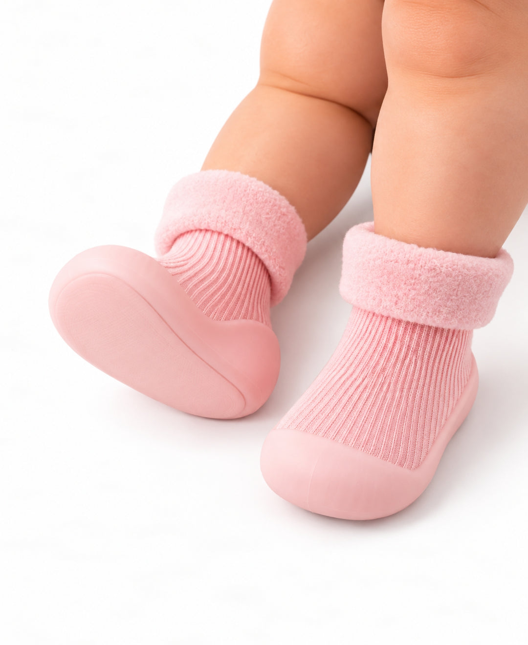 Chaussons chaussettes bébé antidérapants semelle souple