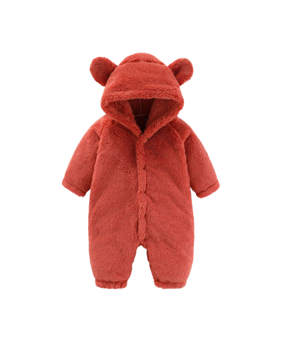 Combinaison bébé polaire à capuche ourson chaude hiver