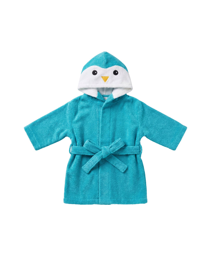 Peignoir enfant à capuche doux avec ceinture