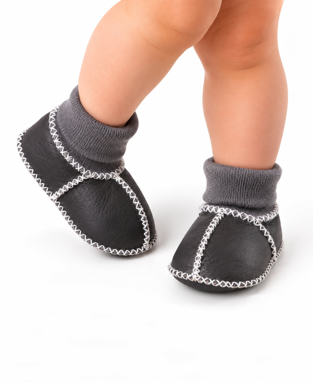 Chaussons bébé souples à enfiler chaussures naissance