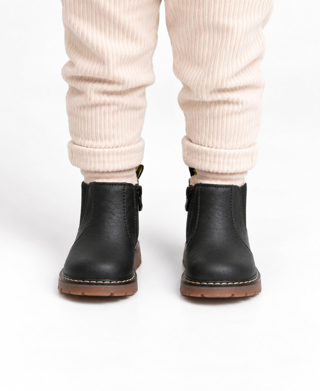 Bottines Chelsea enfant doublées chaudes semelle antidérapante